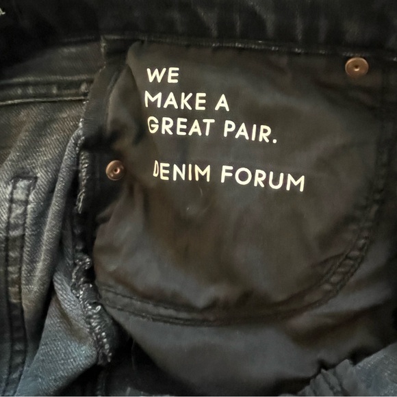 Aritzia Denim Forum The Arlo High Rise Straight Jean Size 28 W and 28L in Black - Picture 16 of 16